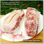 Lamb LEG BONELESS frozen Australia MIDFIELD half cut +/- 1.5kg (price/kg)